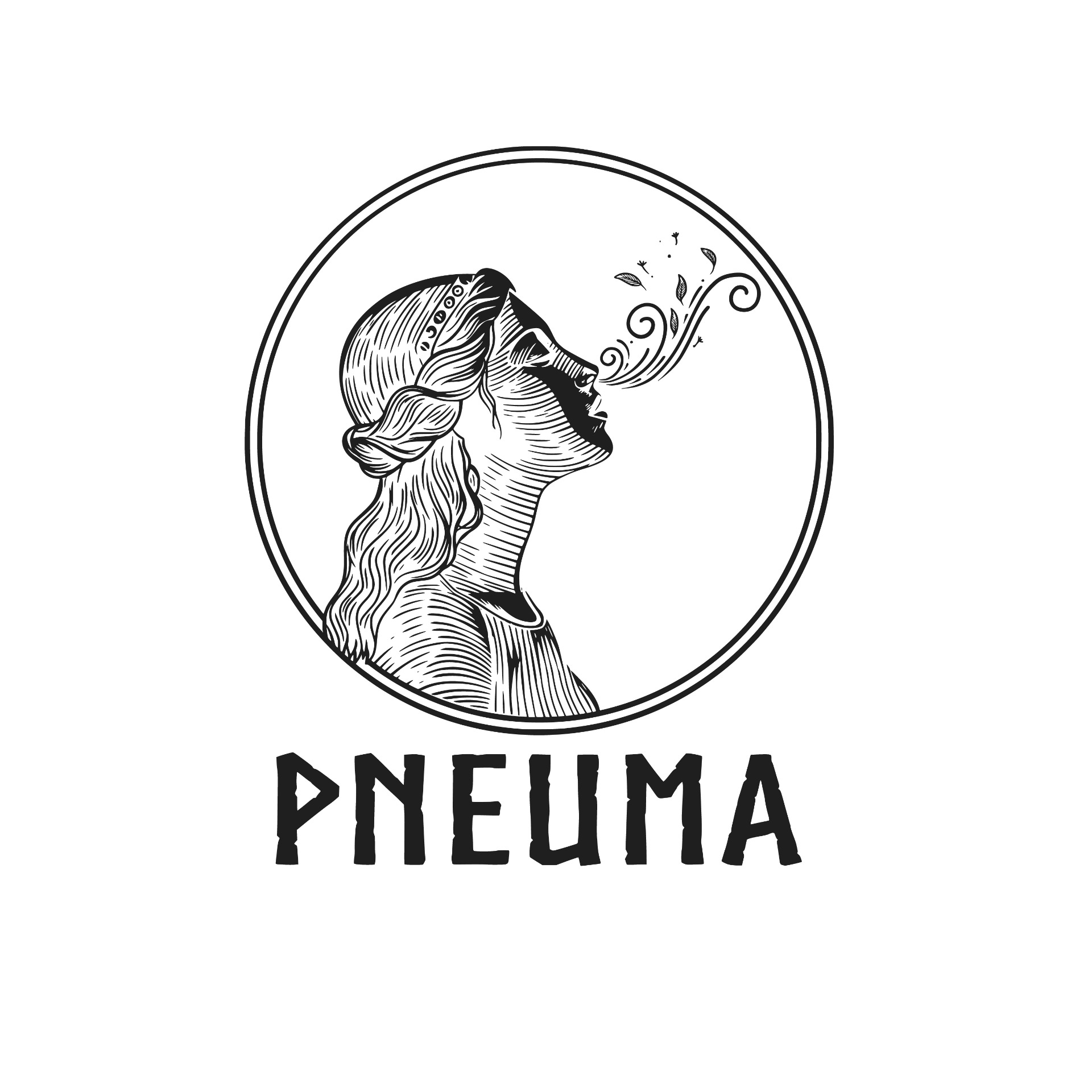 Pneuma è il soffio, lo Spirito che anima, che ispira, che non si vede ma muove ogni cosa. È il respiro divino che entra nella carne e la trasforma in racconto, in romanzo, in opera viva. Questo simbolo, creato da Federico – una delle menti più eclettiche e feconde che abitano le nostre mura –, rappresenta il cuore stesso della collana: la letteratura come atto di ispirazione superiore, come soffio che unisce il pensiero alla parola, la contemplazione all’azione creatrice.